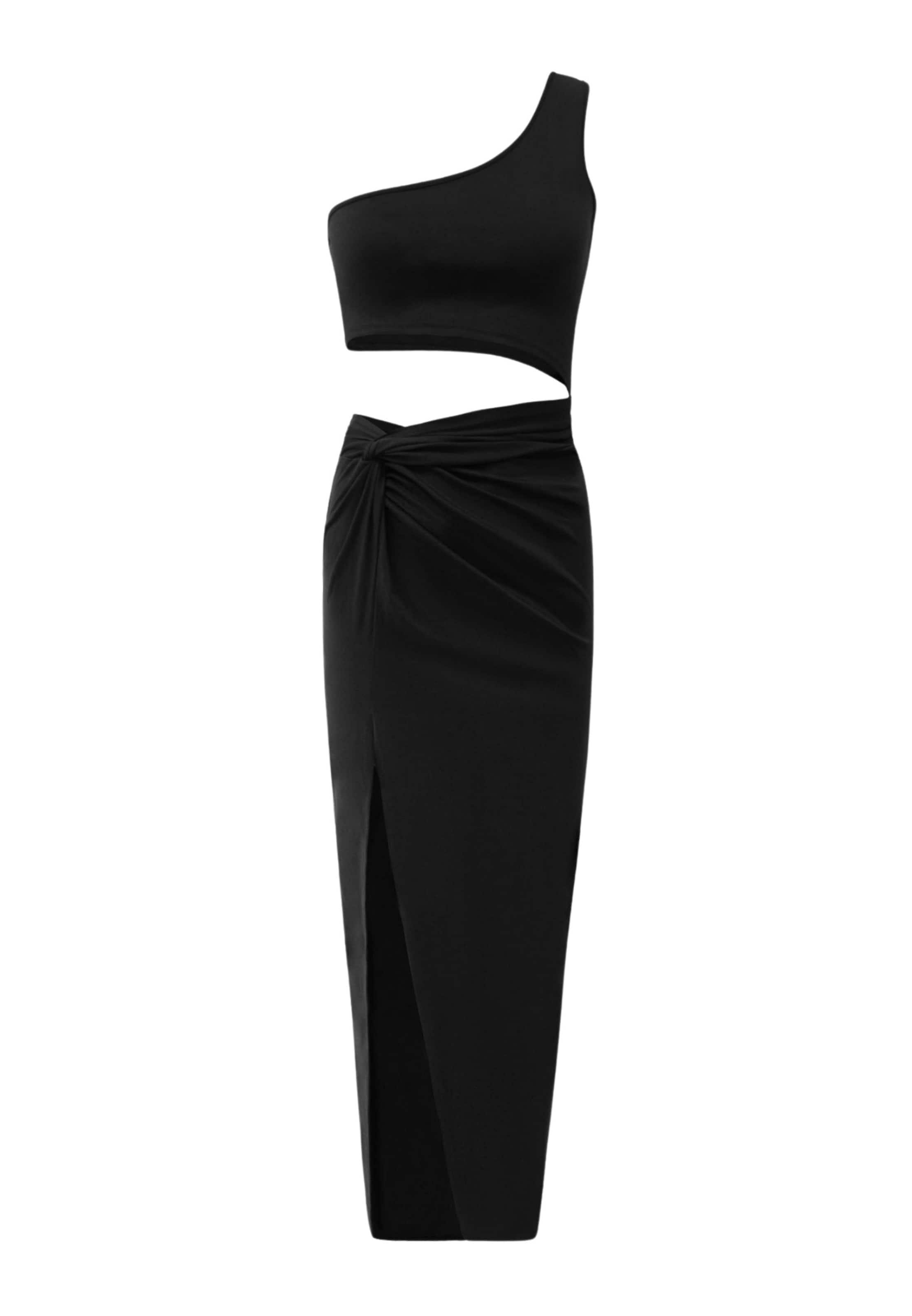 OW Collection Kleid 'Isabella' in Schwarz: Vorderseite