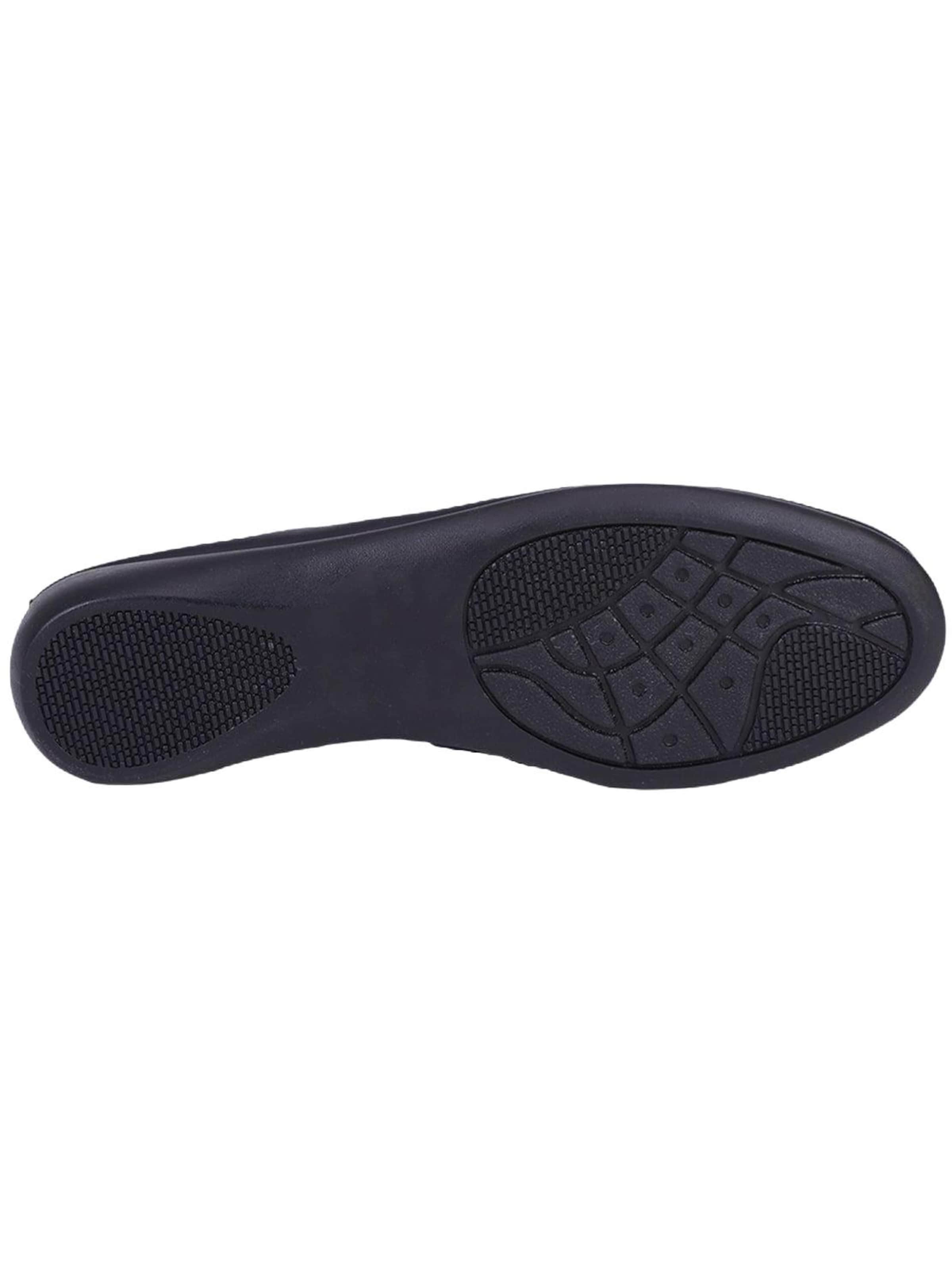 Desa - Bailarina 'DESA Damen DesaComfort Ballerinas aus Leder mit Schleifendetail' en negro