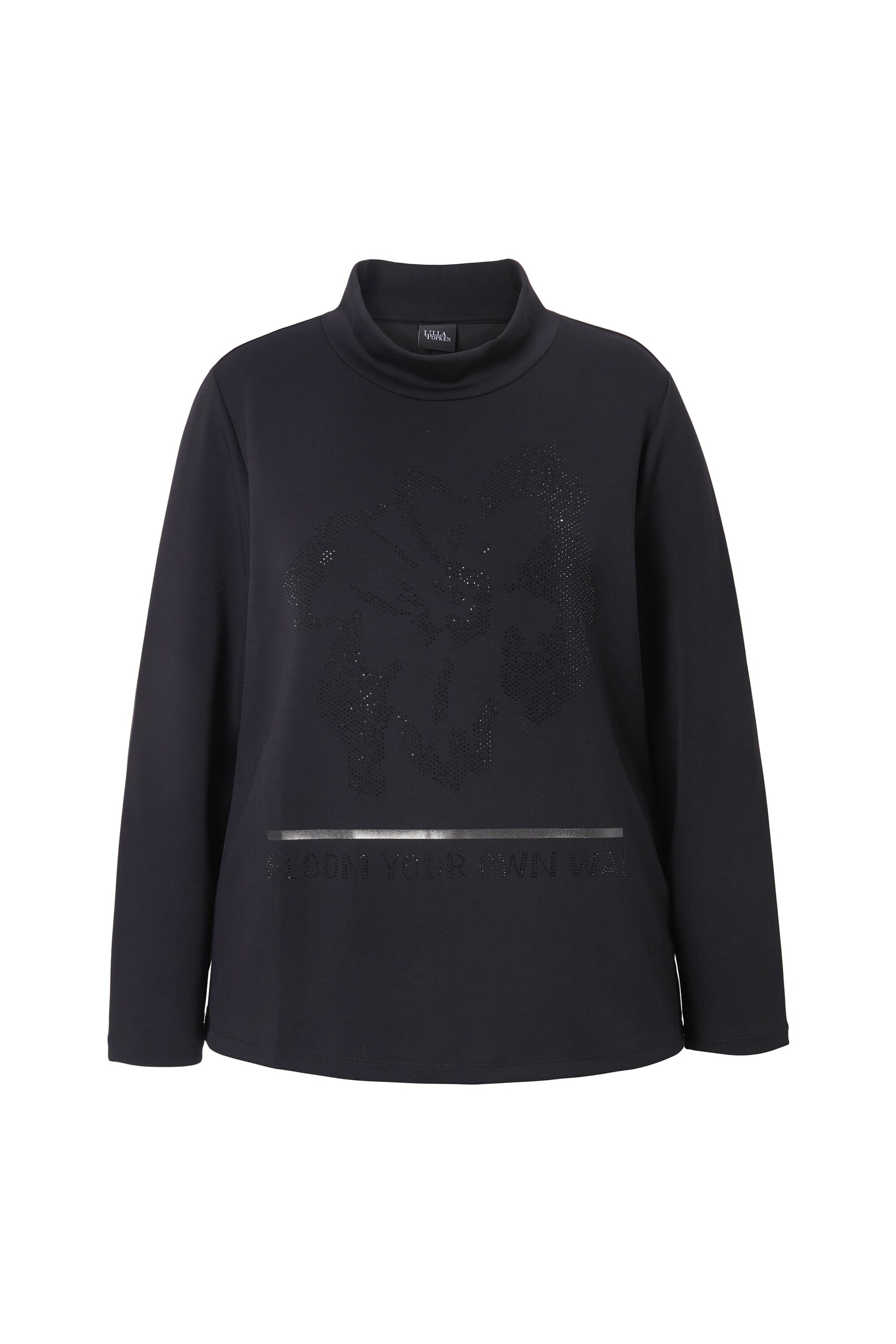Ulla Popken Sweatshirt in Black: front