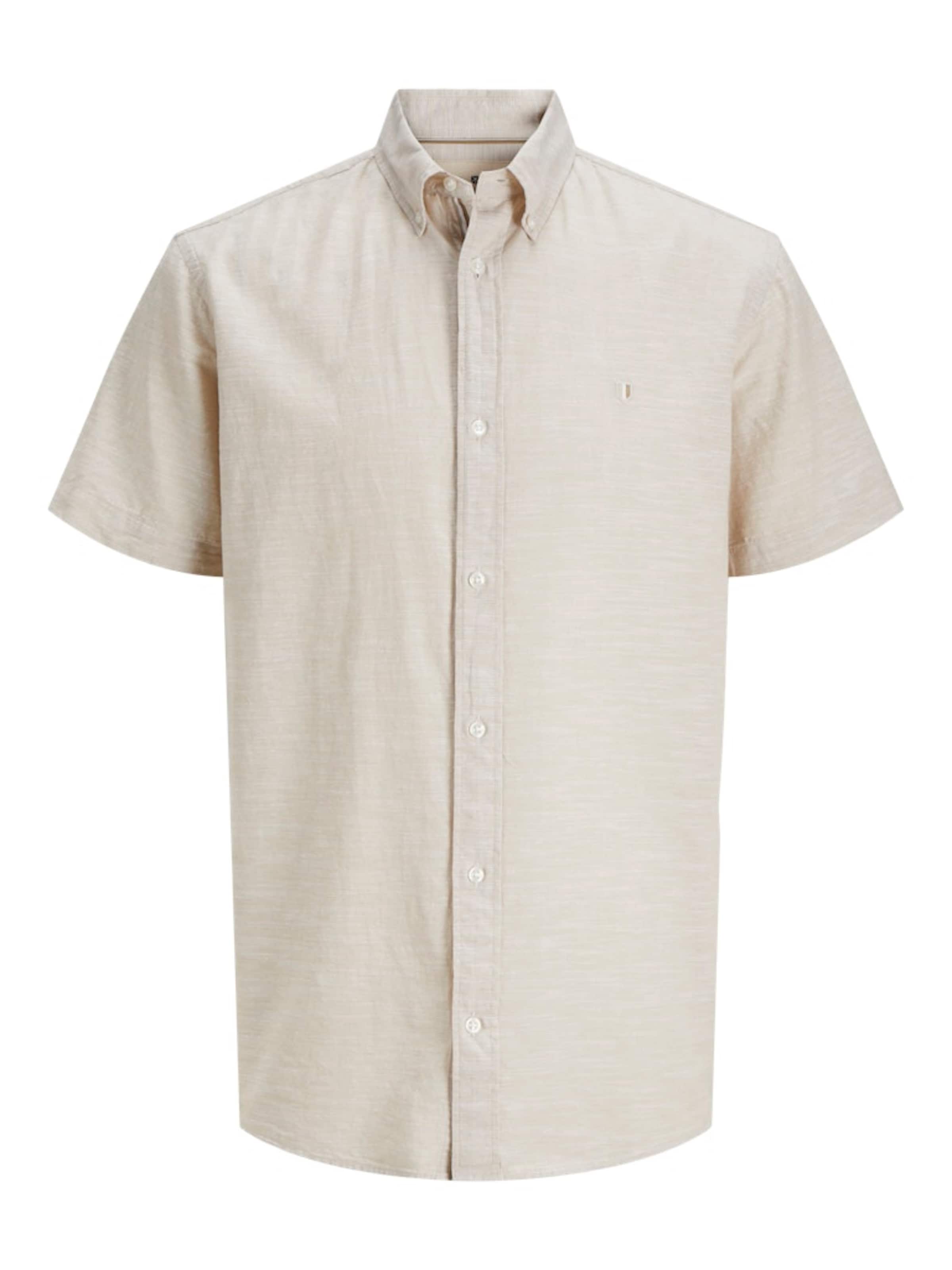 Chemise 'JPRBLUSUMMER' JACK & JONES en blanc : devant