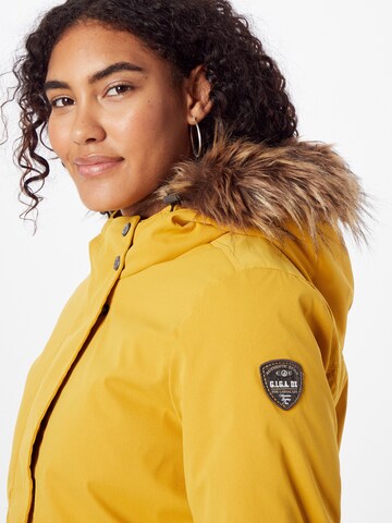 Manteau outdoor G.I.G.A. DX by killtec en jaune