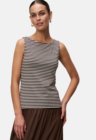 Top di zero in marrone: frontale