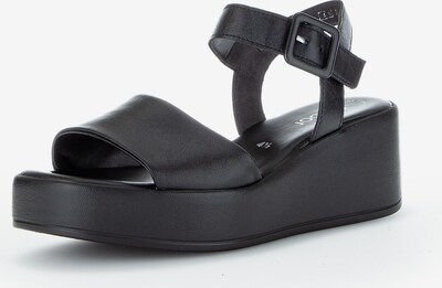 GABOR Sandálias com tiras em preto, Vista do produto