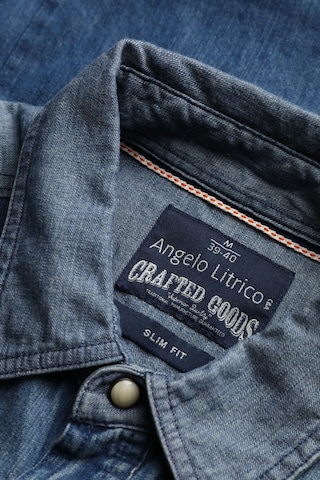 Angelo Litrico Jeanshemd M in Blau