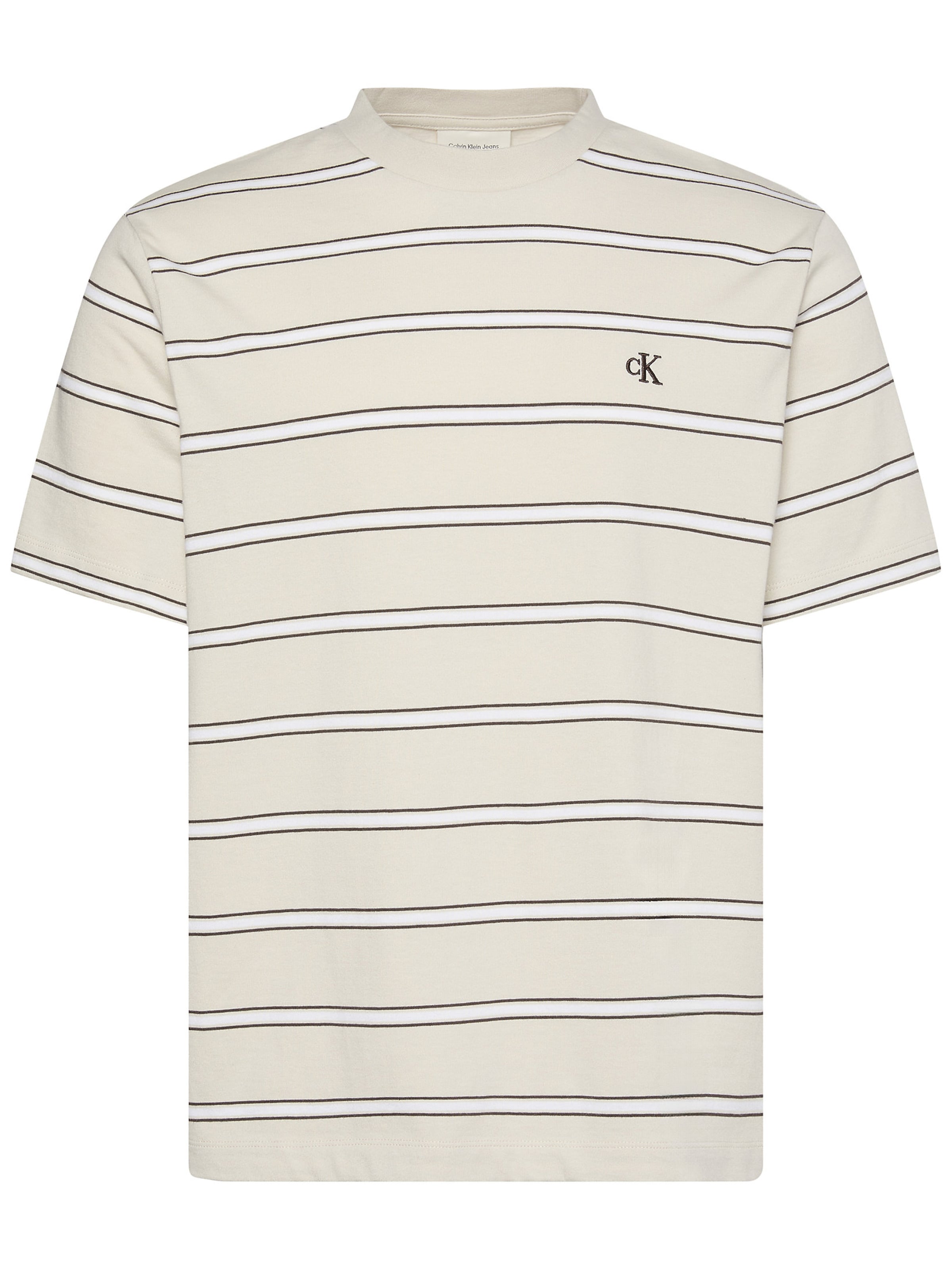 Calvin Klein Jeans Shirt in Beige: front