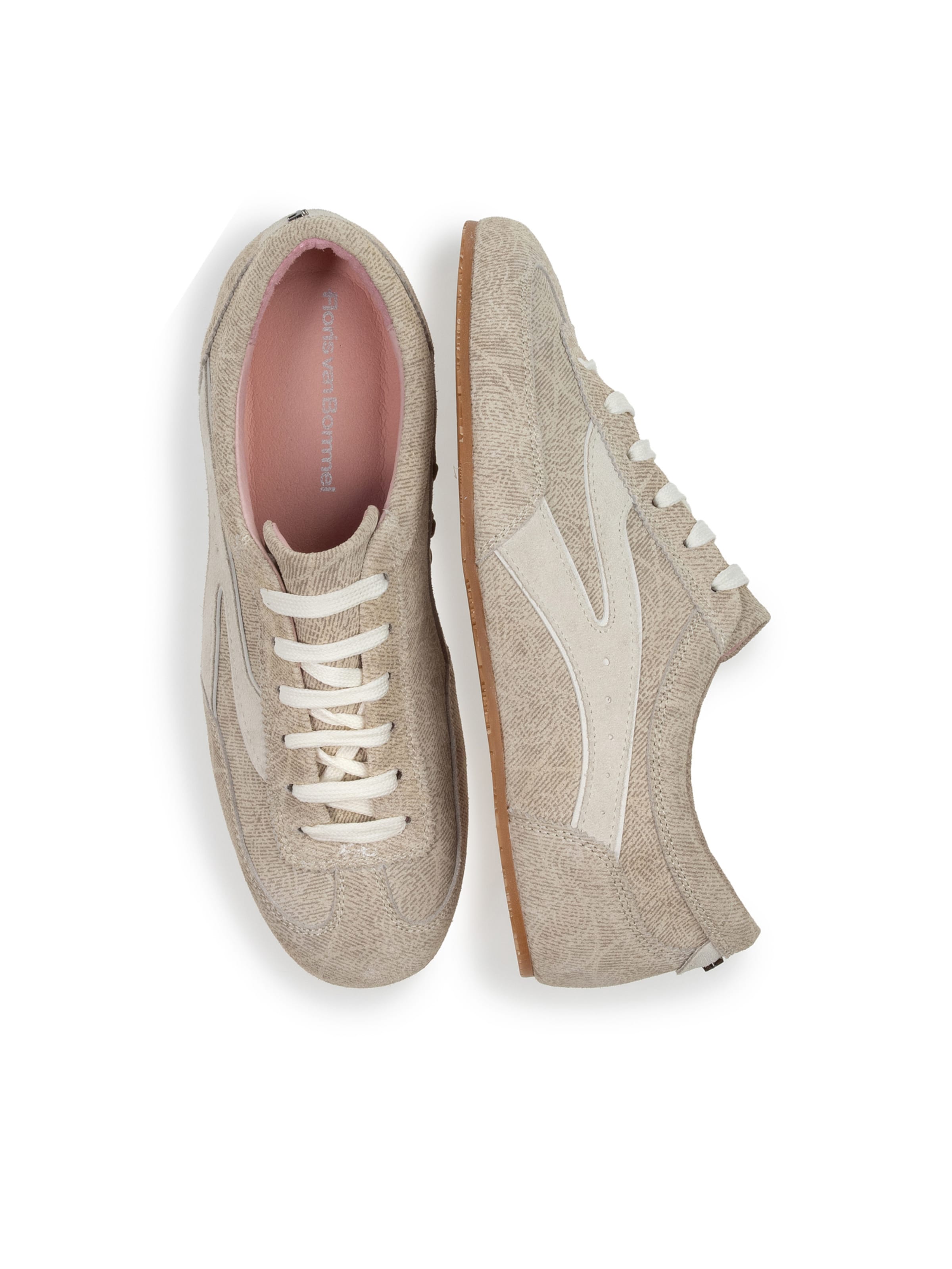 Floris van Bommel Sneakers laag 'AIMI 01' in Beige