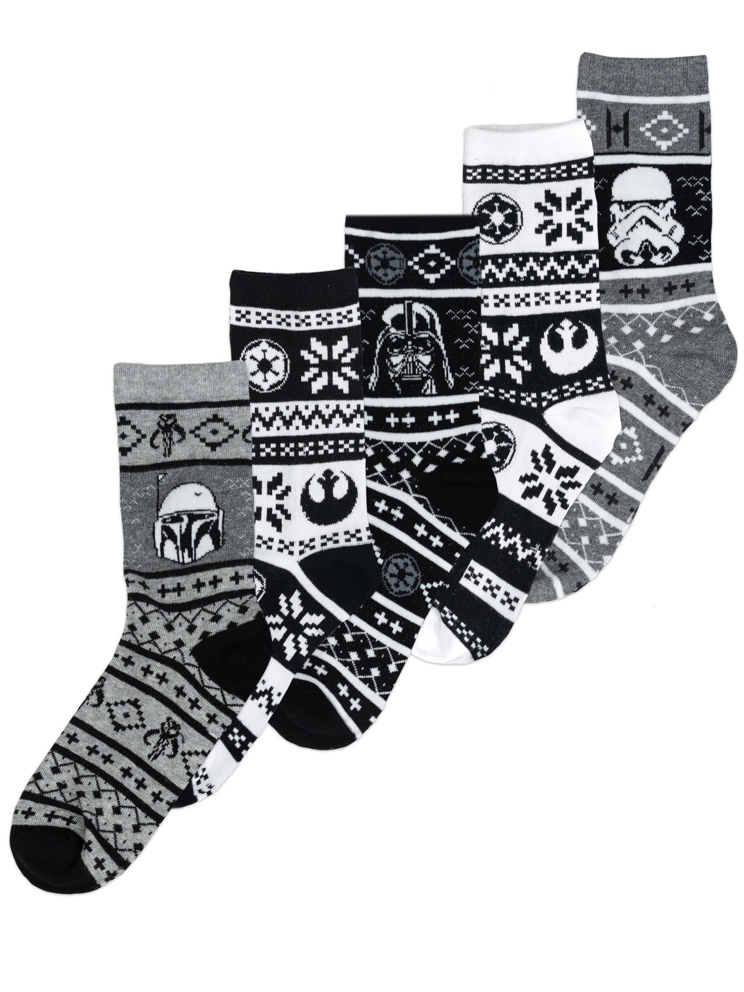STAR WARS Socks 'Black & White' in Mixed colors