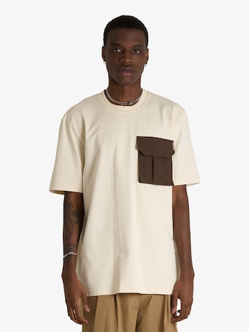 Yes London Shirt in Beige: front