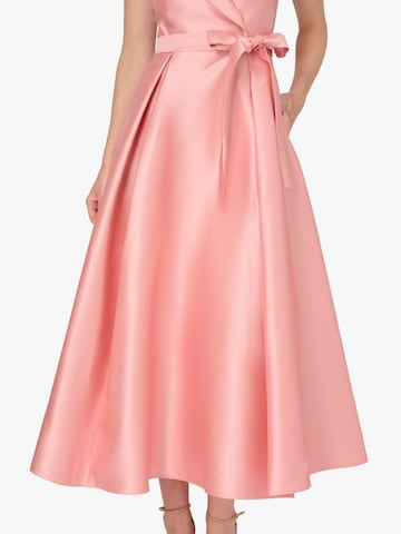 Adrianna Papell Cocktail dress 'Lapel Mikado Ankle Dress' in Orange