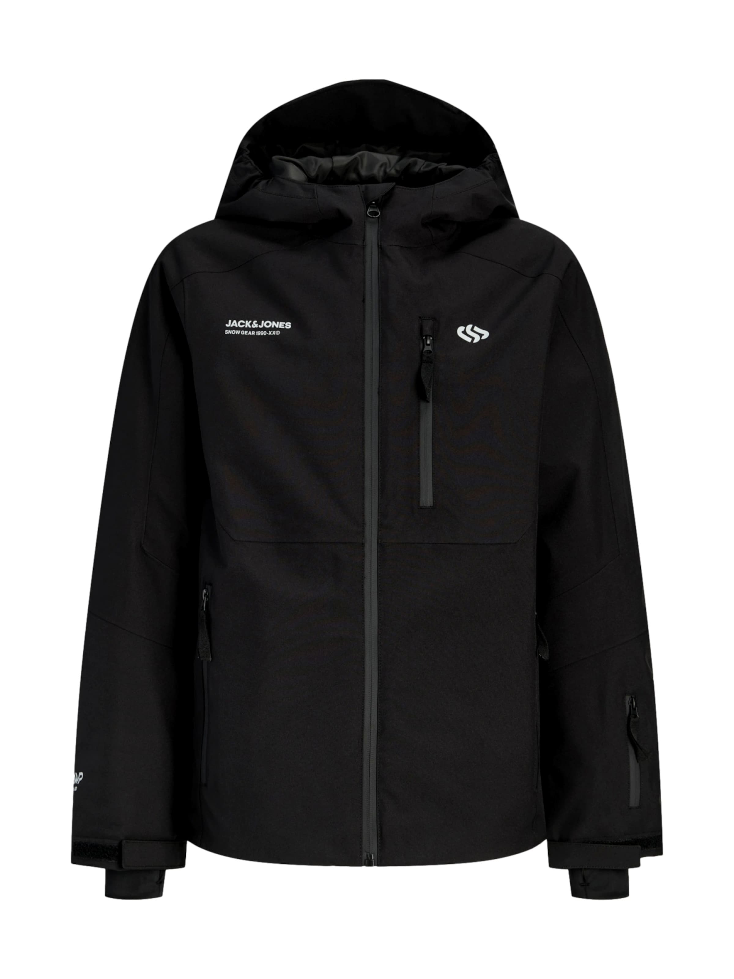 Jack & Jones Junior Between-Season Jacket in Black: front