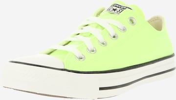 CONVERSE Platform trainers in Green: front
