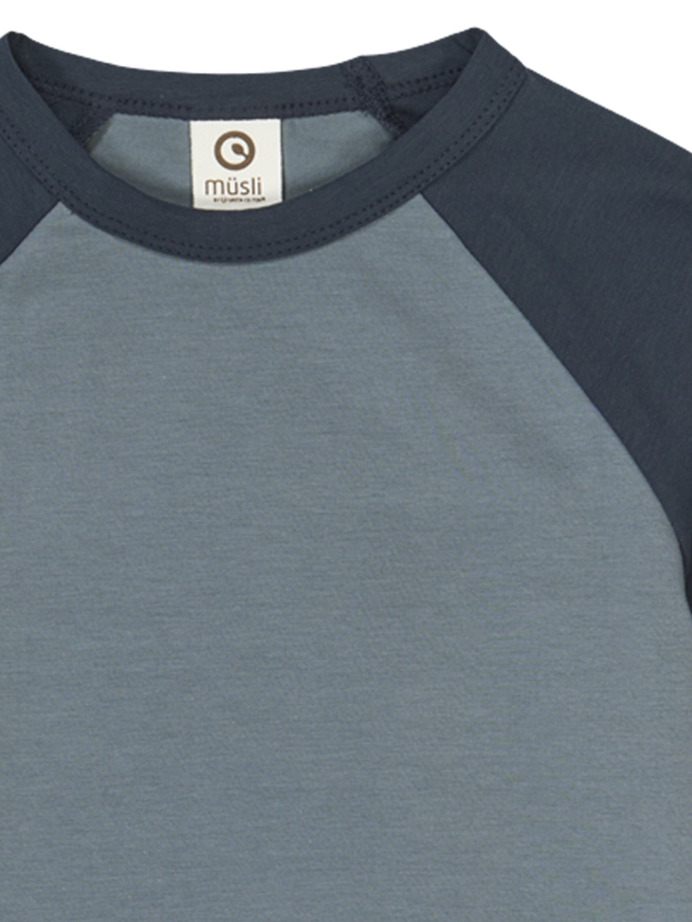 T-Shirt Müsli by GREEN COTTON en bleu