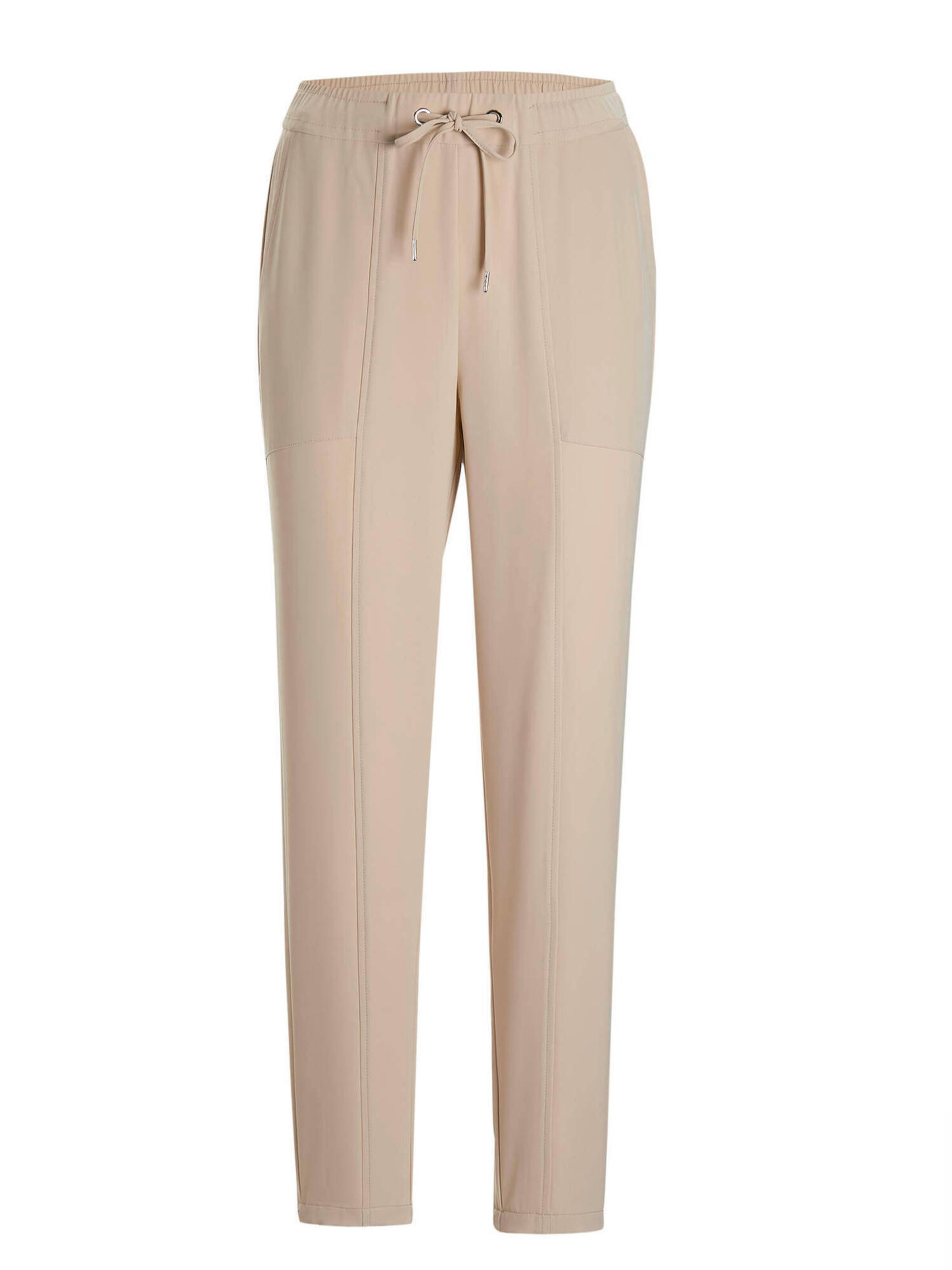 Goldner Loosefit Broek 'Sara' in Beige: voorkant