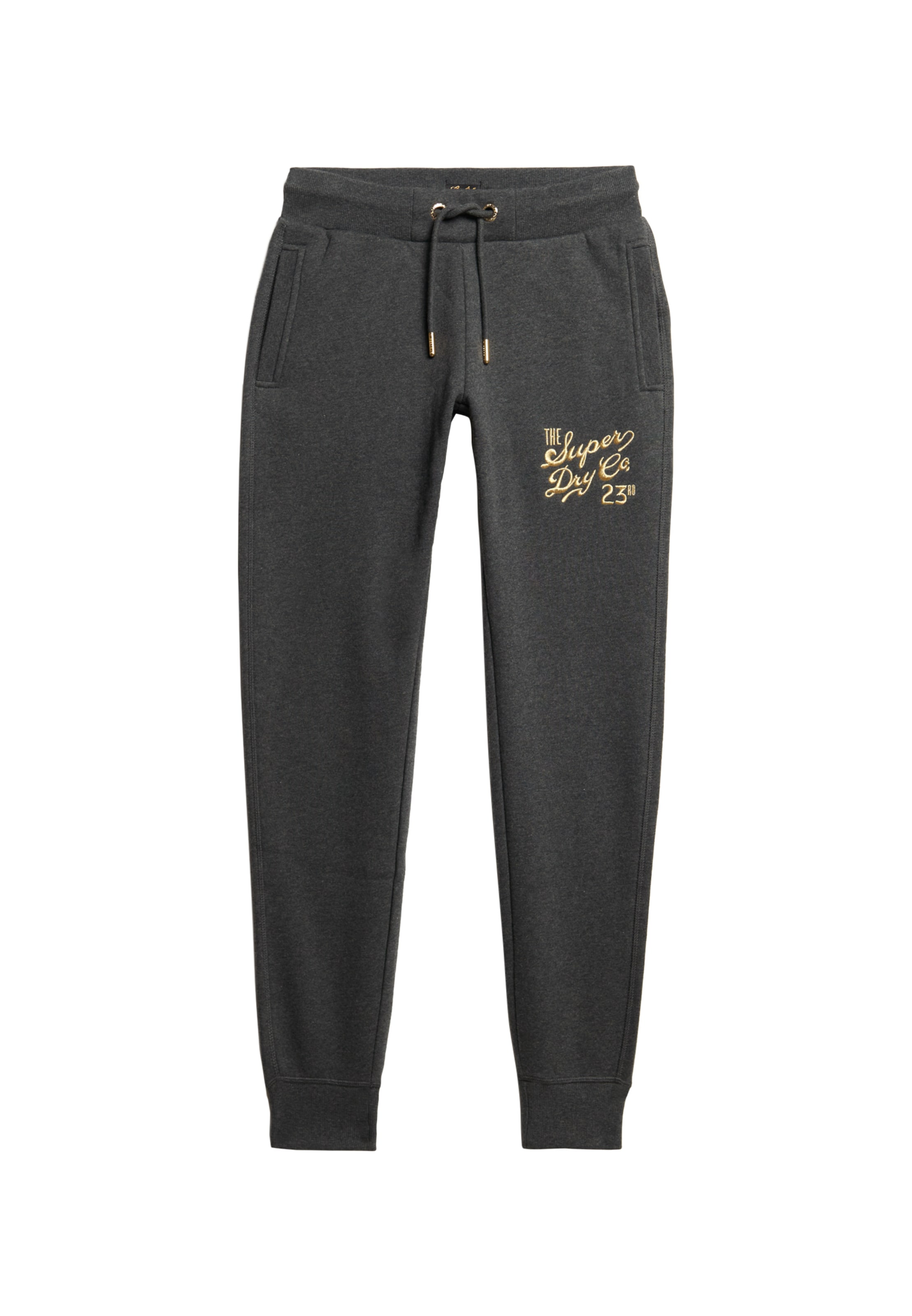 Tapered Pantaloni 'LUXE' de la Superdry & Co pe gri: față