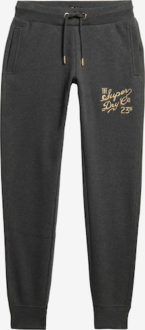 Superdry Штаны 'LUXE' в Серый: спереди