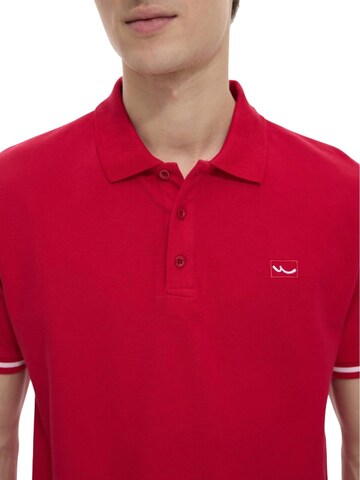 T-Shirt 'Polo Shirt' LTB Jeans en rouge