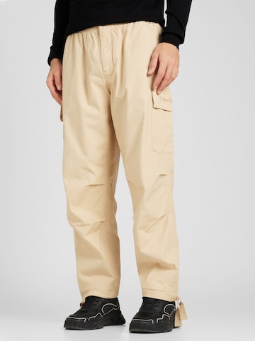 Calvin Klein Jeans - regular Pantalón cargo 'ESSENTIAL' en beige: frente