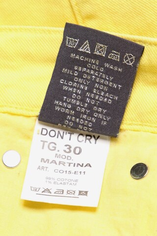 Don't Cry Jeans in 30 in Yellow