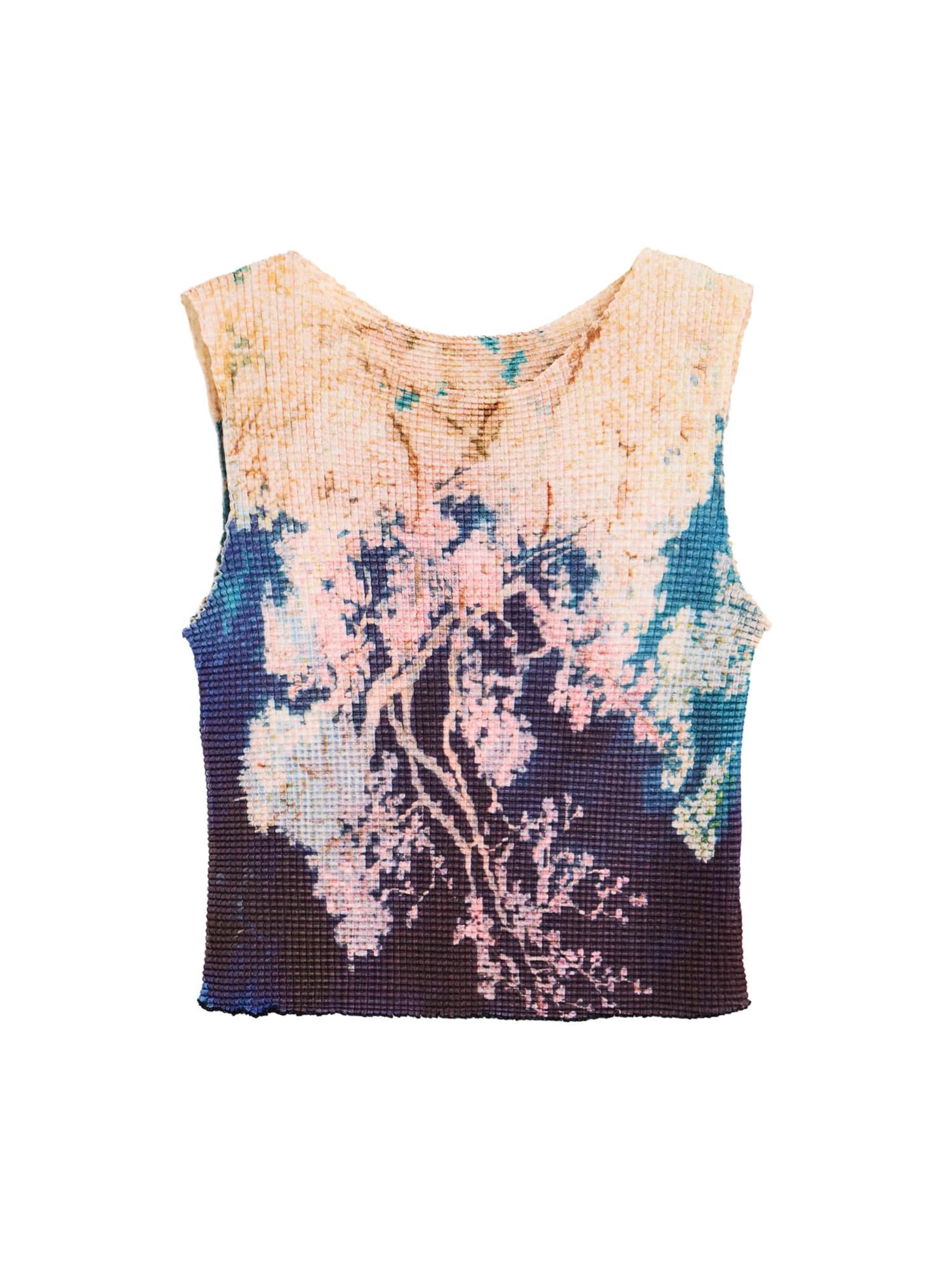 Desigual Top | modra barva: sprednja stran