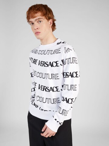 Versace Jeans Couture Sweatshirt in White: front