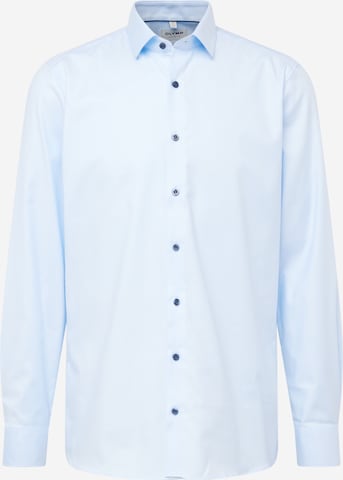 OLYMP Button Up Shirt 'Level 5' in Blue: front