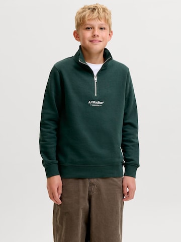 Jack & Jones Junior Sweatshirt 'JJESoho' in Green: front