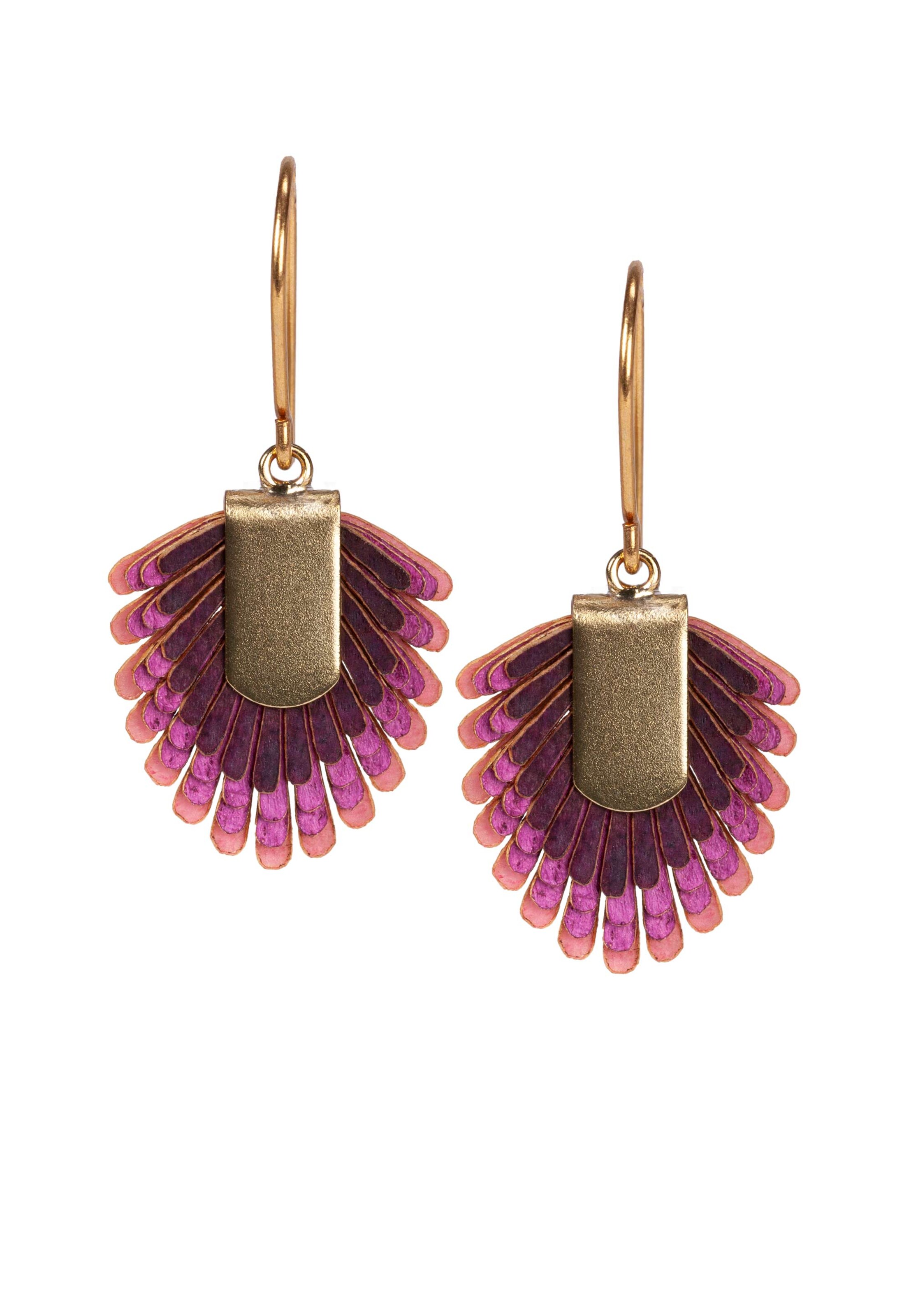 Gretchen Ohrringe 'Pam Pem S' in Gold: Vorderseite