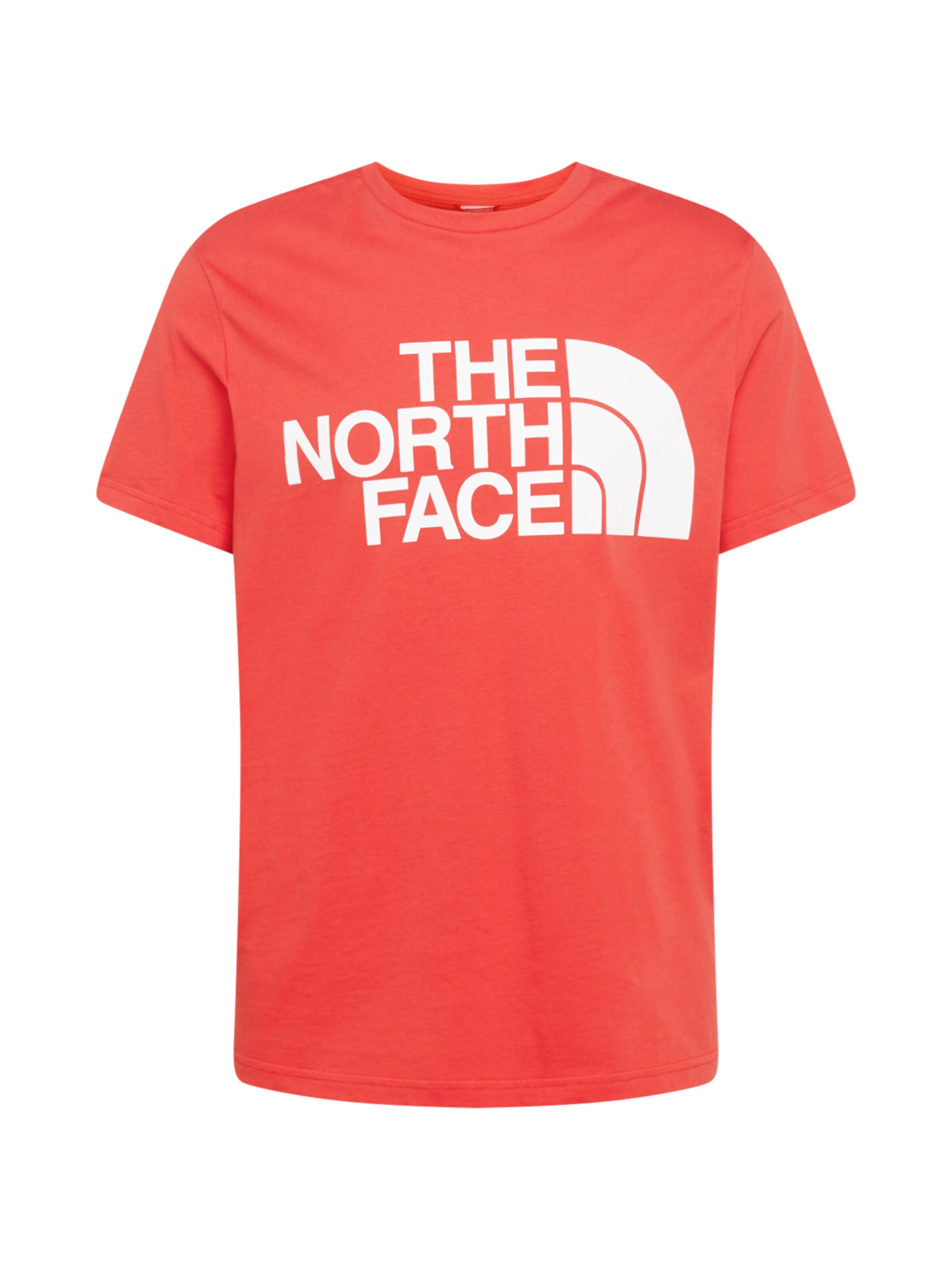 THE NORTH FACE Shirt 'STANDARD' in rot / weiß ABOUT YOU