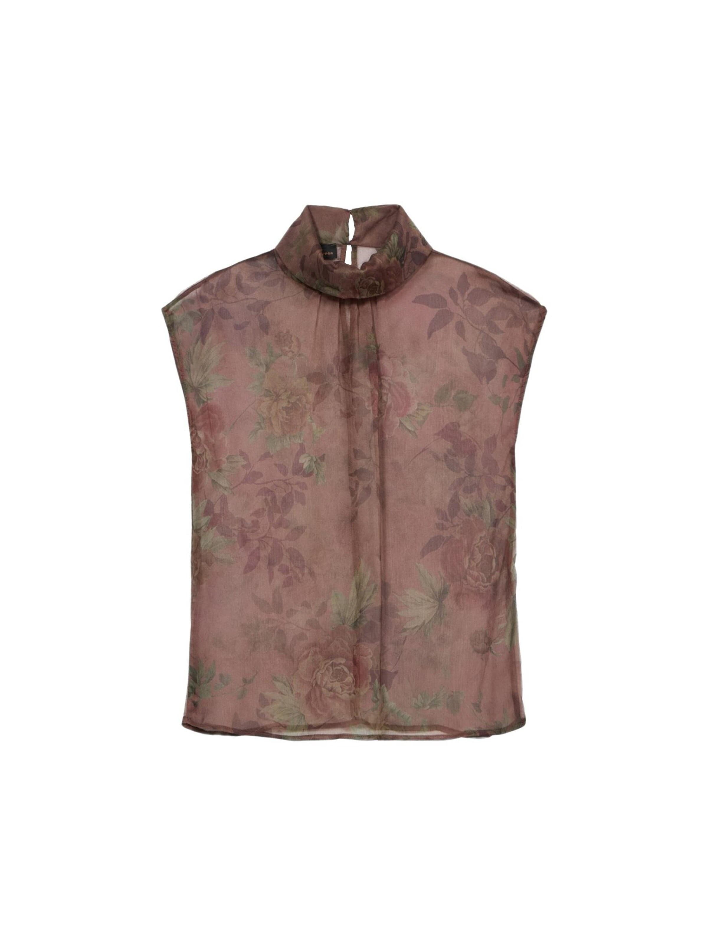 oltre Blouse in Bruin: voorkant