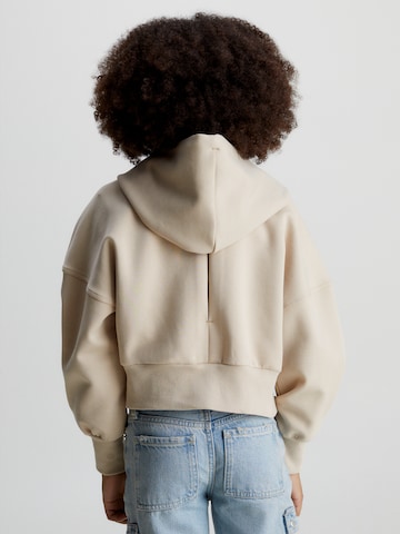 Calvin Klein Jeans Sweat jacket in Beige