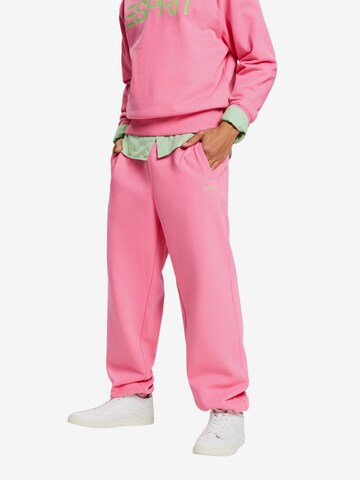 ESPRIT Loose fit Pants in Pink
