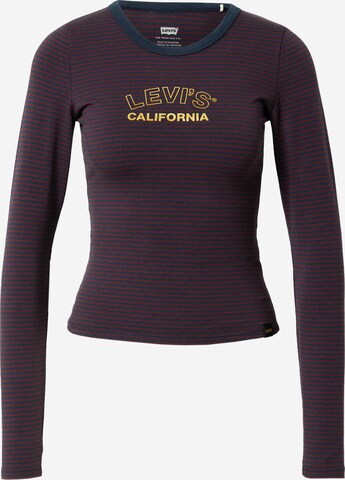 LEVI'S ® Shirt 'Graphic LS Rickie Tee' in Purple: front