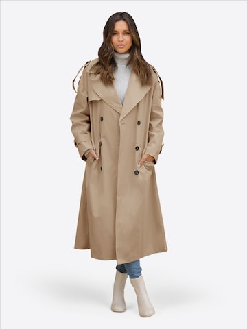 Palton de primăvară-toamnă de la Imily Bela pe verde: față