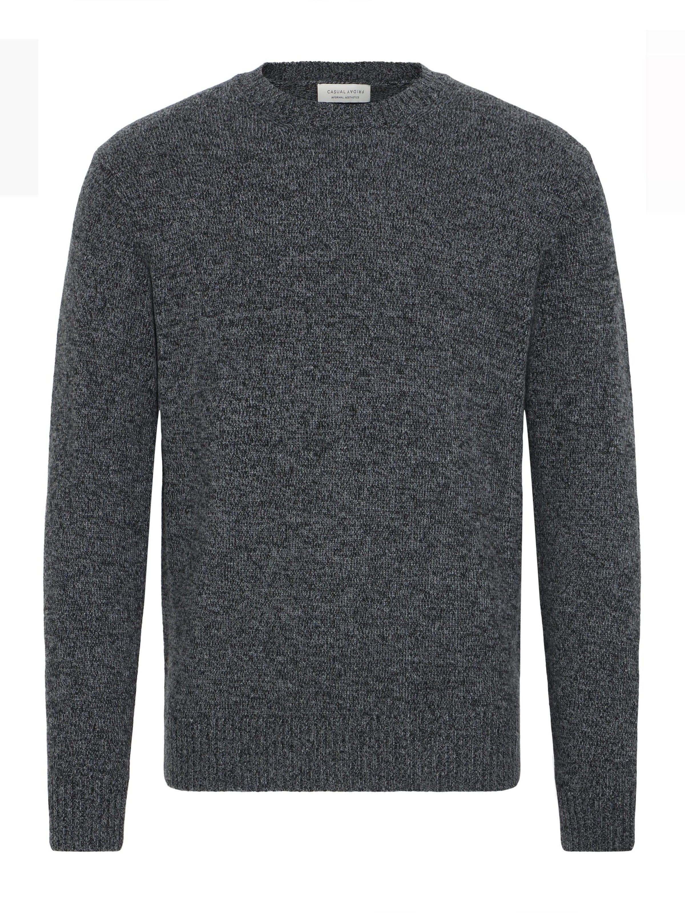 Casual Friday - Pullover ' CFANTE ' em preto: frente