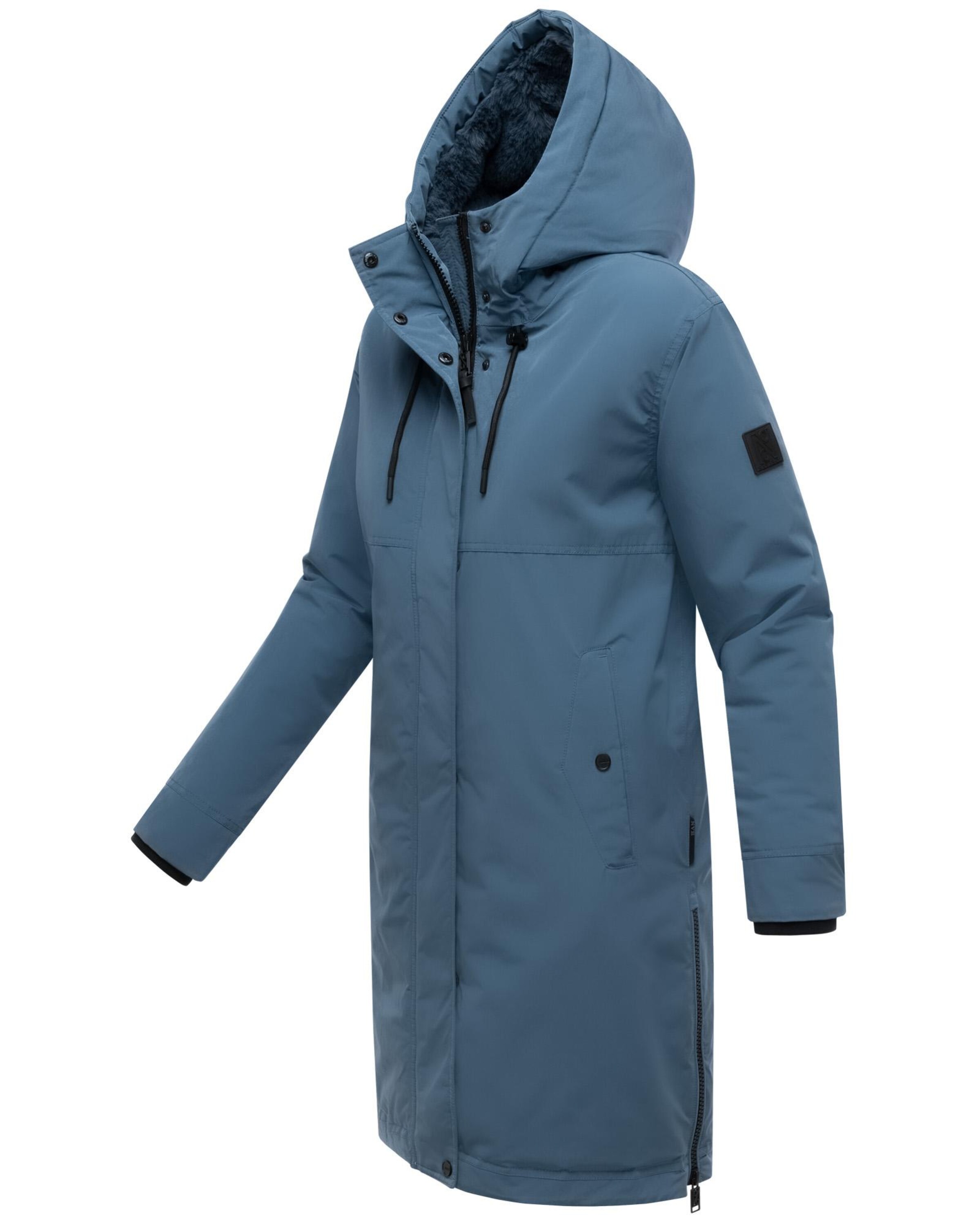 NAVAHOOZimski kaput 'Hageltanz 14' - plava boja