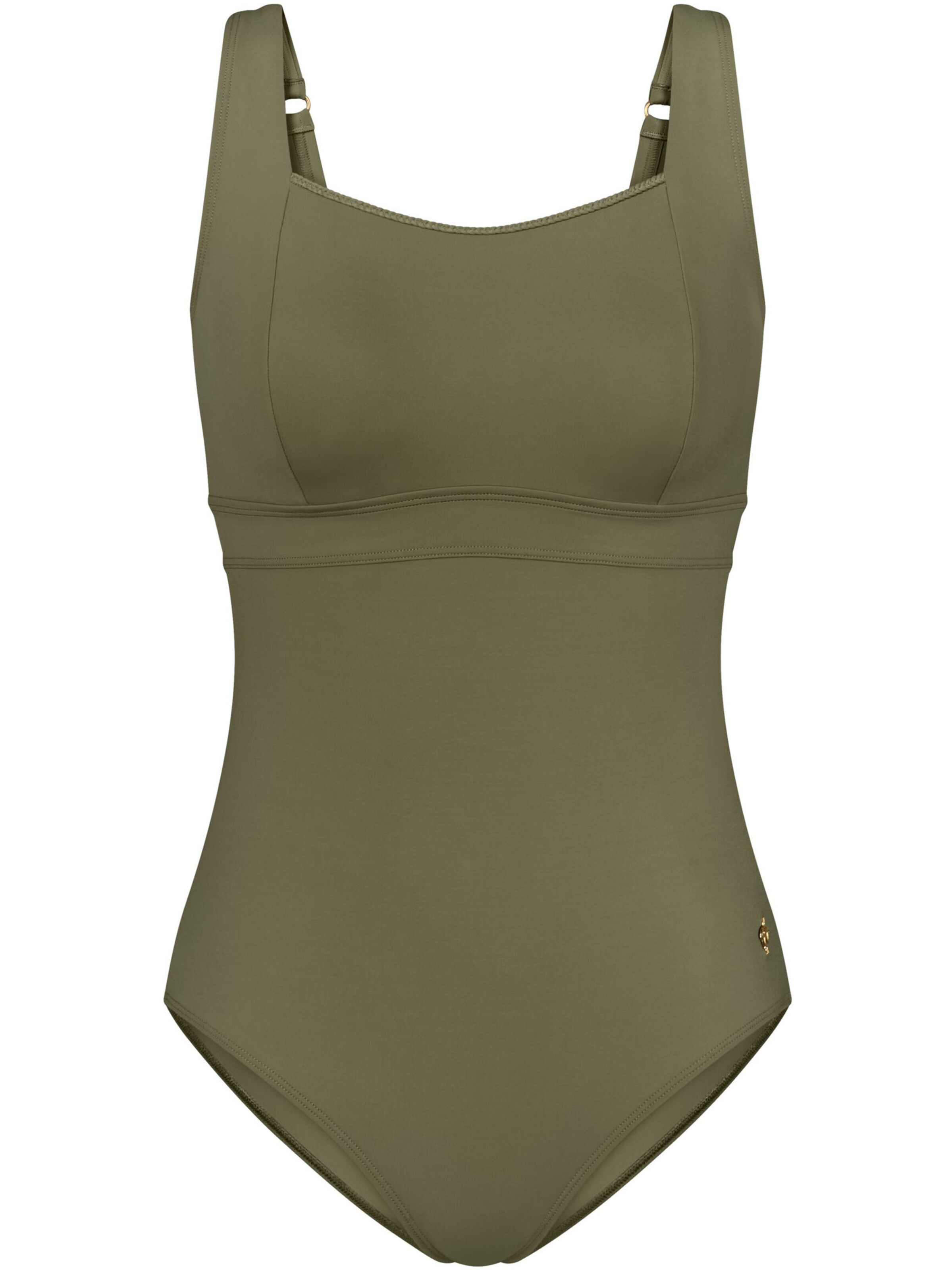 TRIUMPH Badeanzug ' Summer Twist ' in Grün: Vorderseite