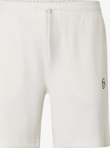 Sergio Tacchini Regular Pants in White: front