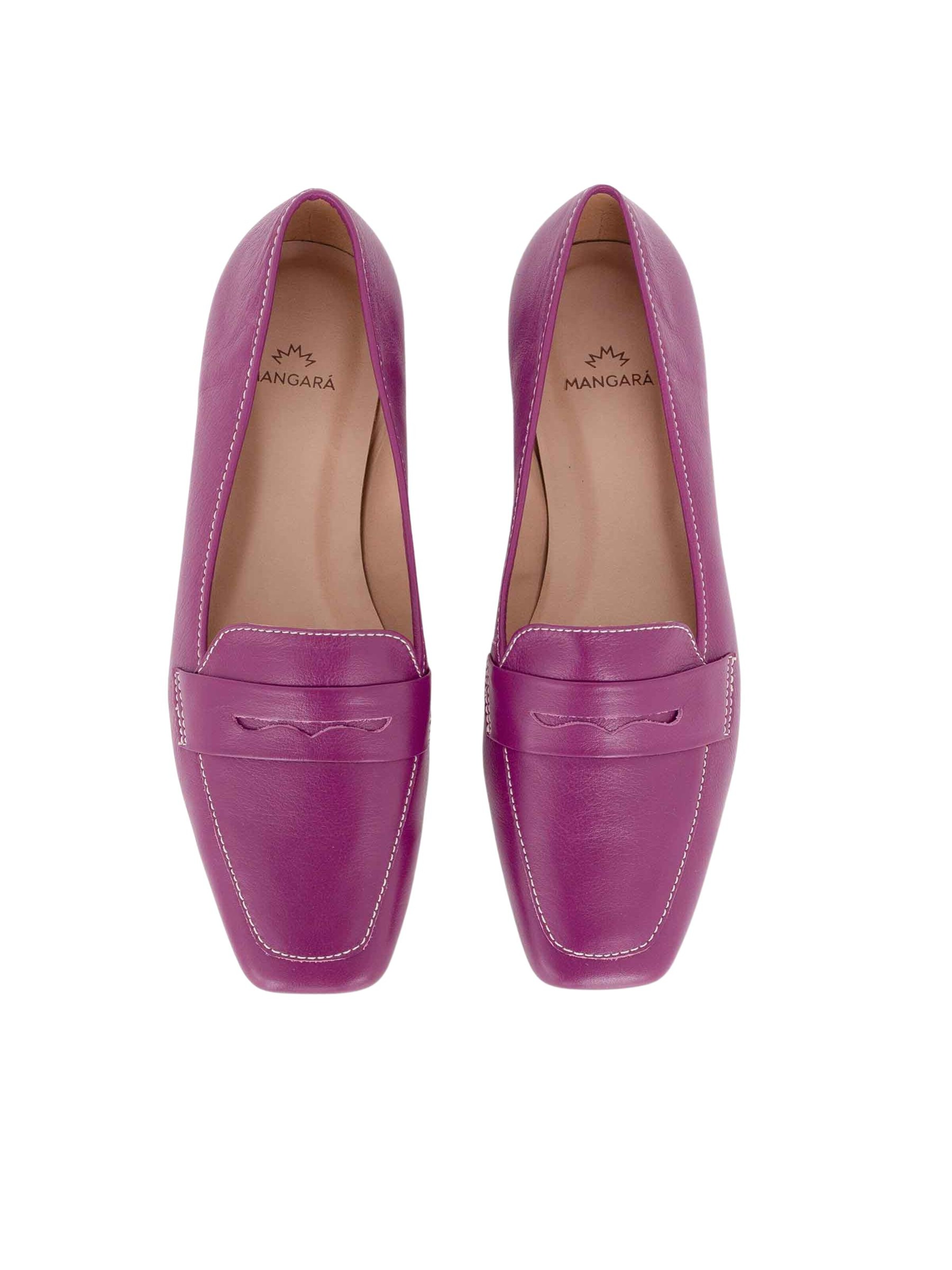 Mocassin 'Cipó' Mangara Atelier en violet
