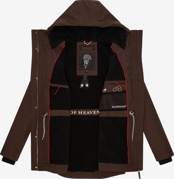 MARIKOO Between-Seasons Parka 'Babetaa' in Brown