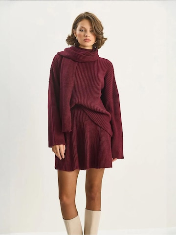 Costume Bianco Lucci en rouge