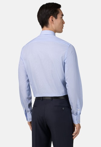 Boggi Milano Comfort fit Button Up Shirt in Blue