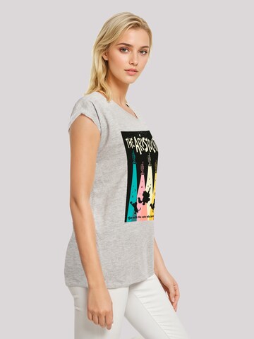 T-shirt 'Disney Aristocats Get With The Cats' F4NT4STIC en gris