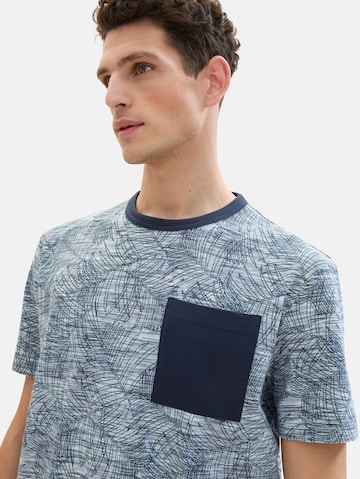 TOM TAILOR T-Shirt in Blau