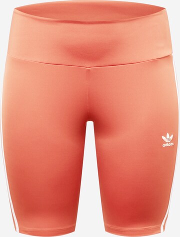 oranžinė ADIDAS ORIGINALS Siauras Kelnės 'Adicolor Classics High-Waisted Primeblue ': priekis