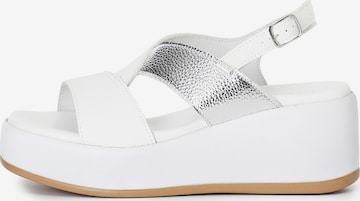 CAFè NOIR Sandalen in Weiß: Vorderseite