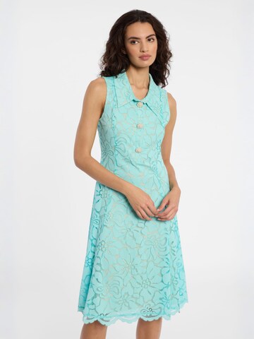 Ana Alcazar Jurk 'Dalun' in Blauw: voorkant