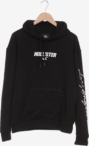 HOLLISTER Sweatshirt & Zip-Up Hoodie in L in Black: front