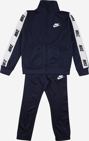 Survêtement Nike Sportswear en bleu : devant