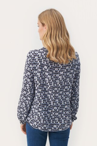 Part Two Bluse 'Anvi'' in Blau