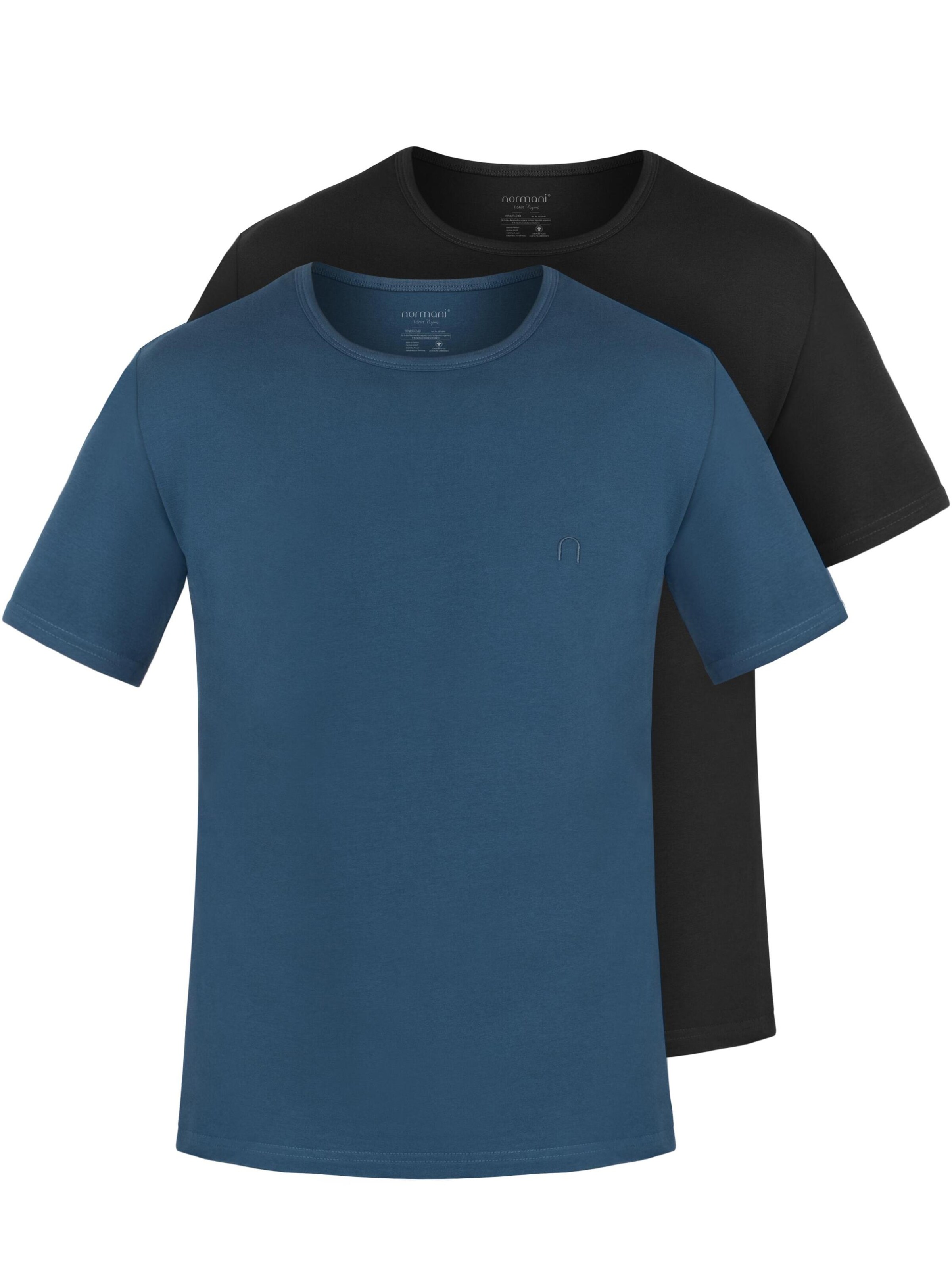 T-Shirt ' Nyons ' normani en bleu : devant